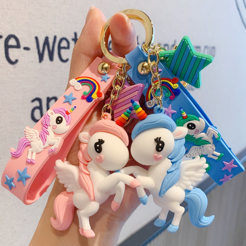 Phone Accessories For 11 Year Old Girl - Unicorn Keychain Female Cute Cartoon Doll