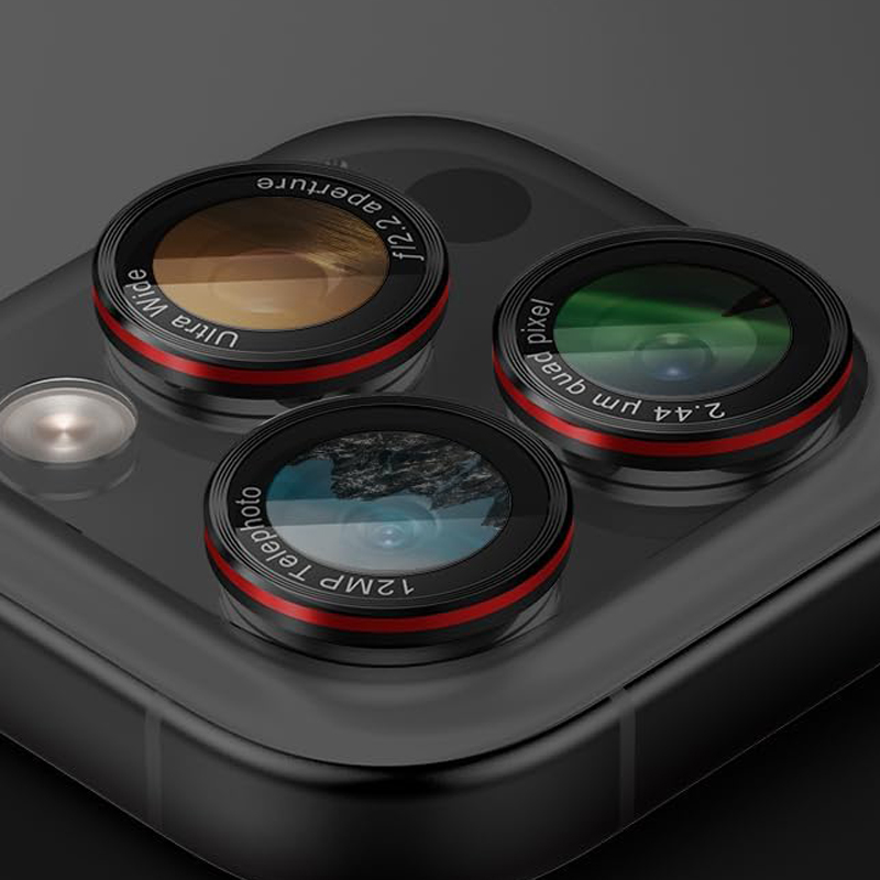 Phone Accessories Red - Camera Lens Protector Cover for IPhone