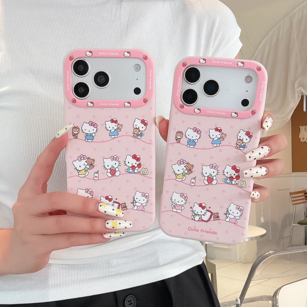 Phone Accessories Display - Korean Cute Cartoon Silicone Pink Sanrio