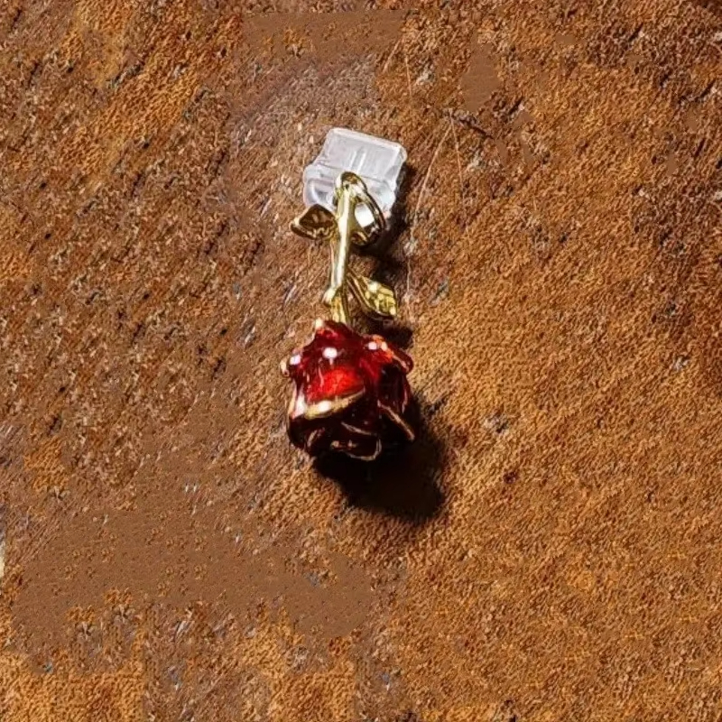 Red Rose Dustproof Plug Access - Phone Accessories Red recension och pris