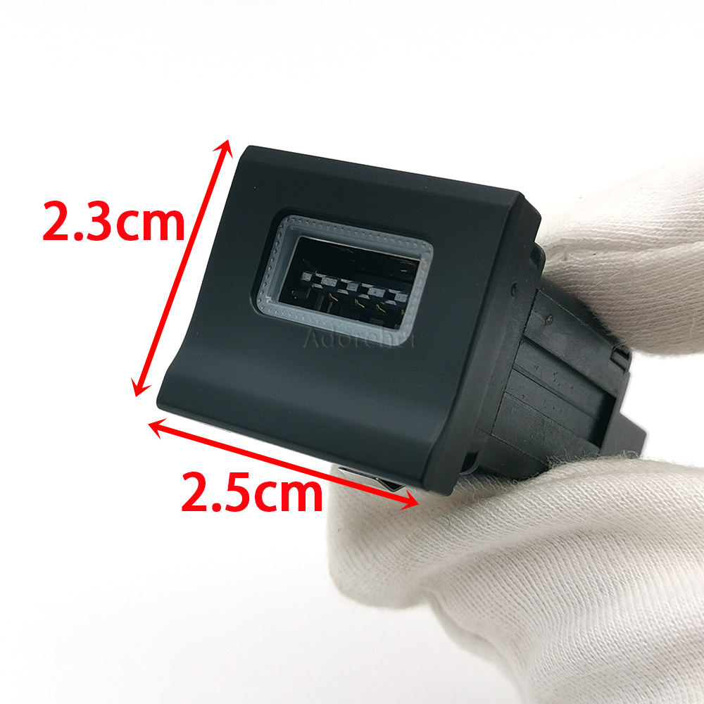 Red LED Car Charger QC3.0 USB  - Phone Accessories Red recension och pris