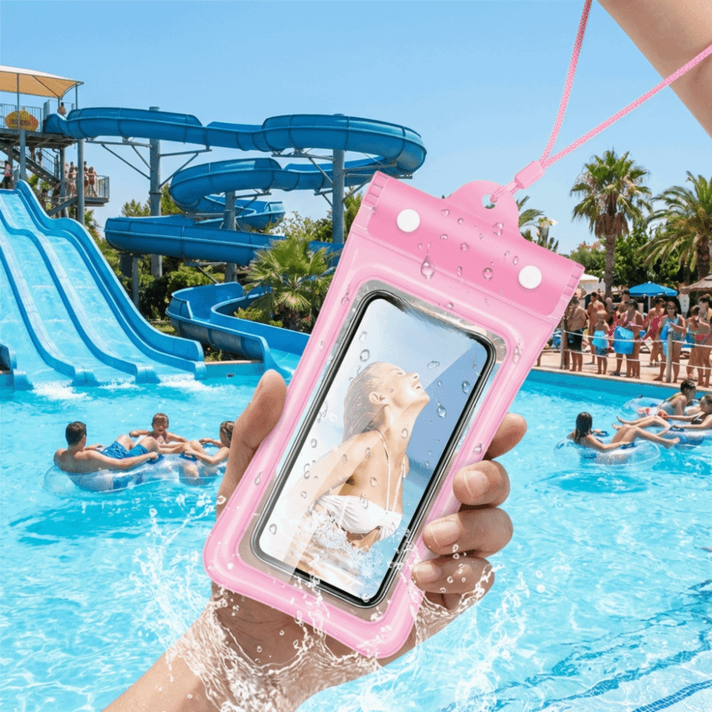Floating Design Water-Sprinkli - Waterproof Phone Bag recension och pris