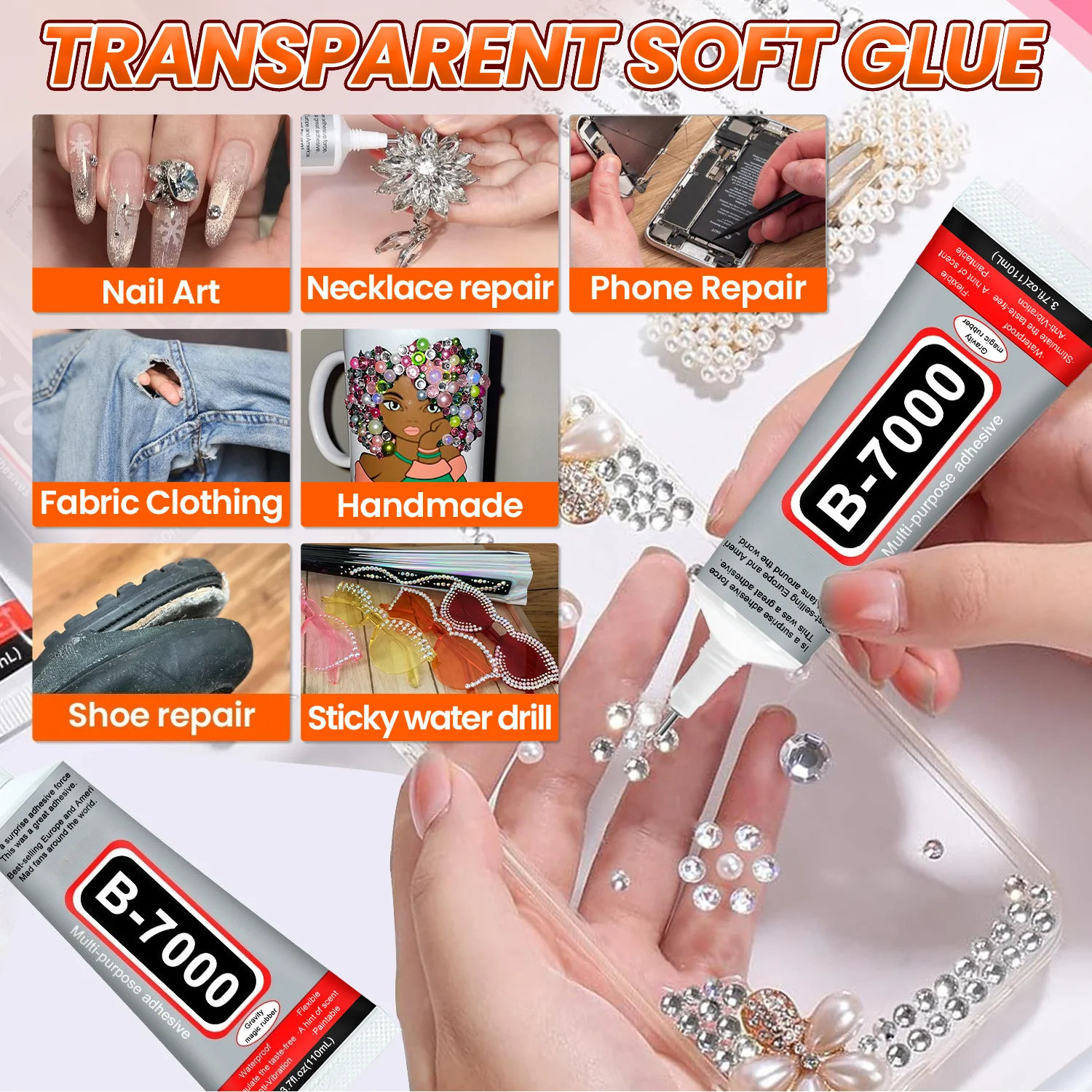 Super Glue B-7000 Loolifl 1-10 - Phone Accessories Display recension och pris