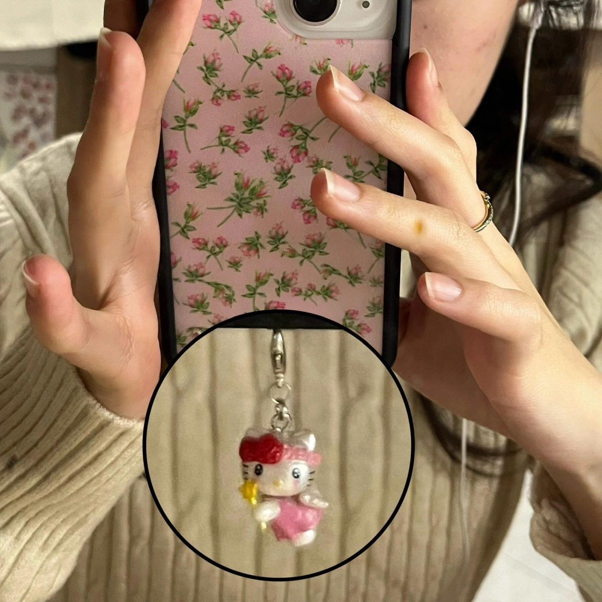 3D Hello Kitty Cute Cartoon Ba - Phone Accessories Usa recension och pris