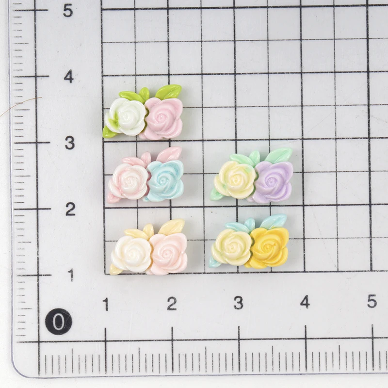 30/300pcs Mini Flowers Resin P - Phone Accessories For 11 Year Old Girl recension och pris
