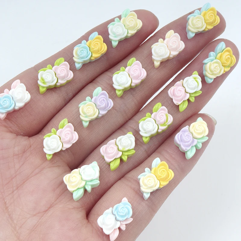 30/300pcs Mini Flowers Resin P - Phone Accessories For 11 Year Old Girl recension och pris