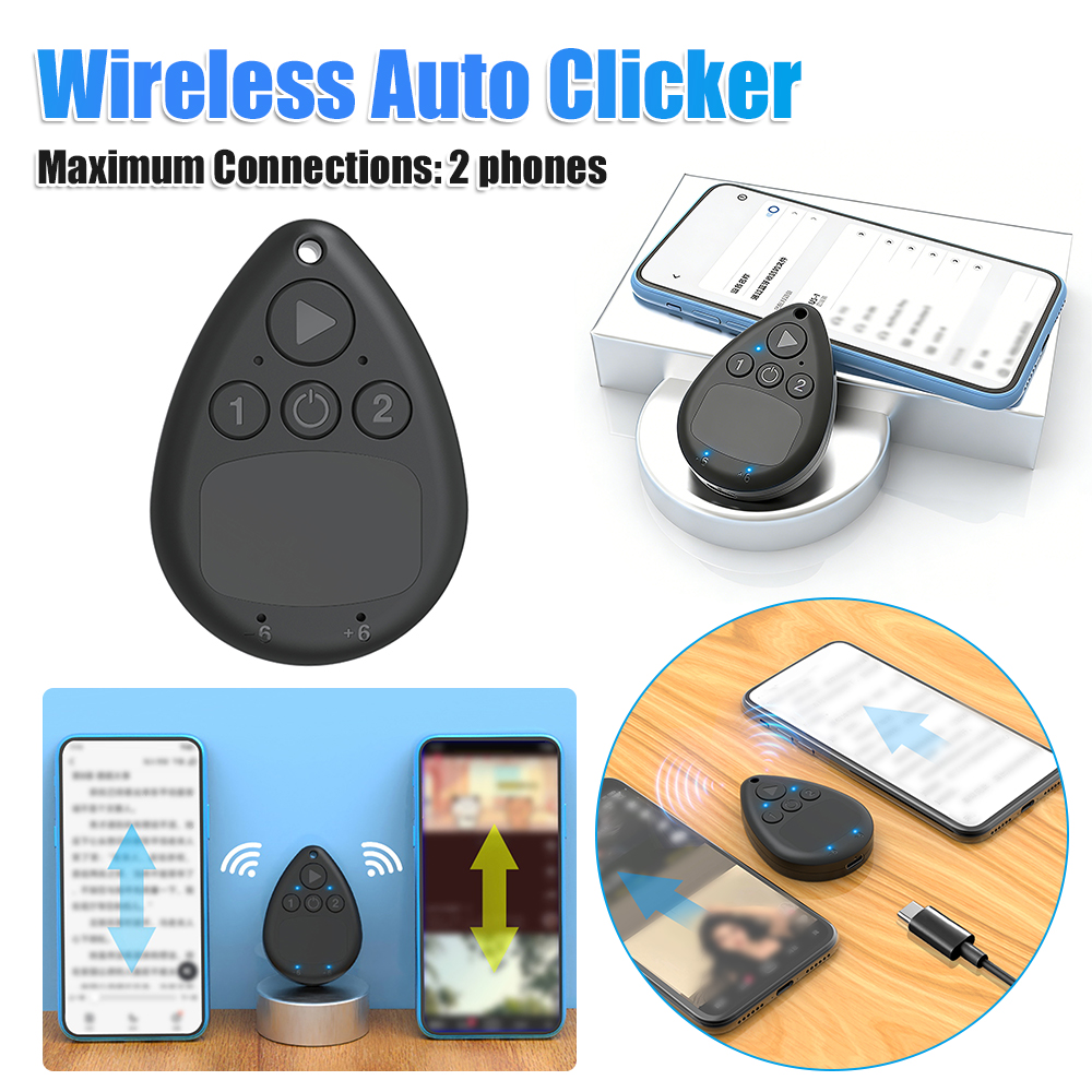 Wireless Auto Clicker with Bat - Phone Accessories Display recension och pris