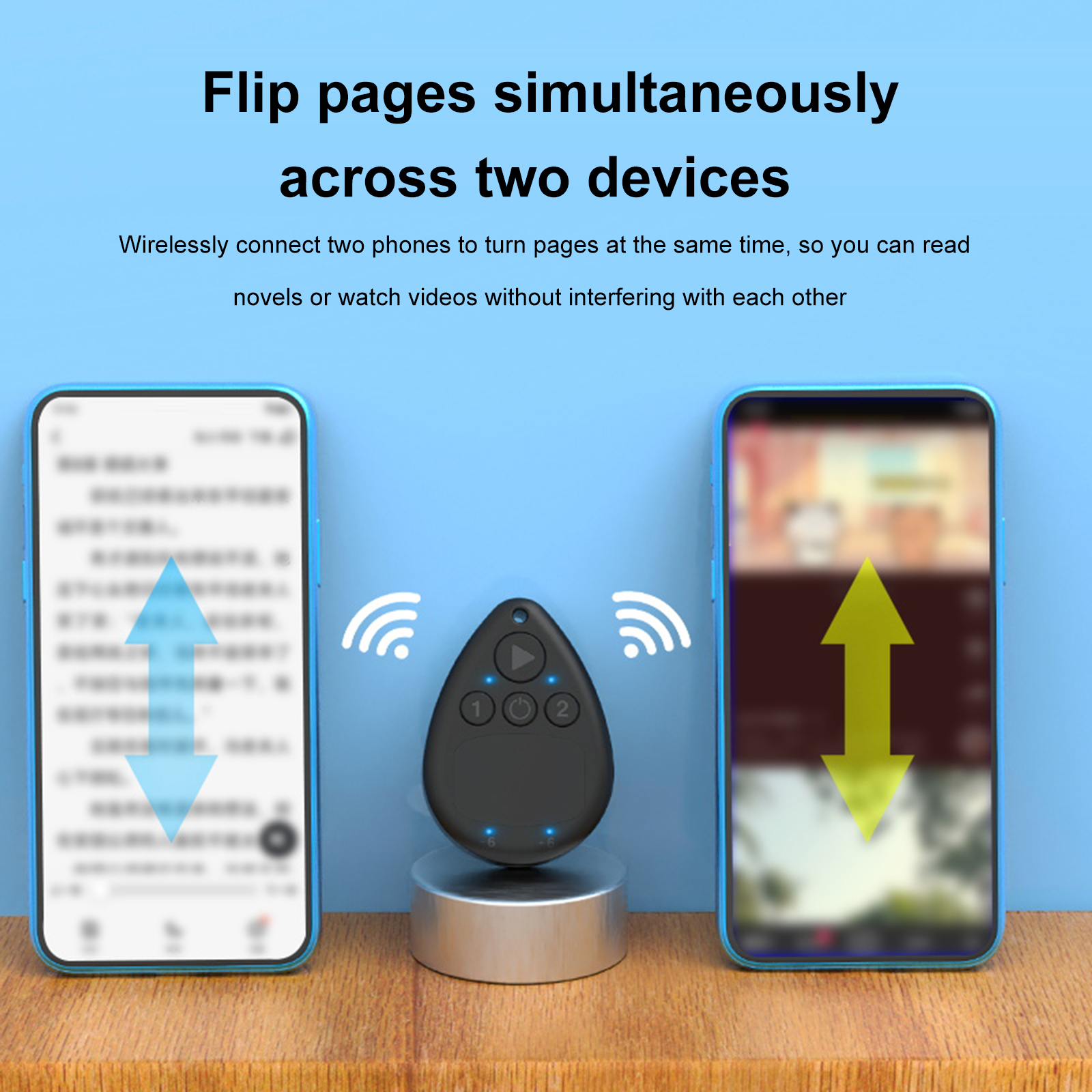 Wireless Auto Clicker with Bat - Phone Accessories Display recension och pris