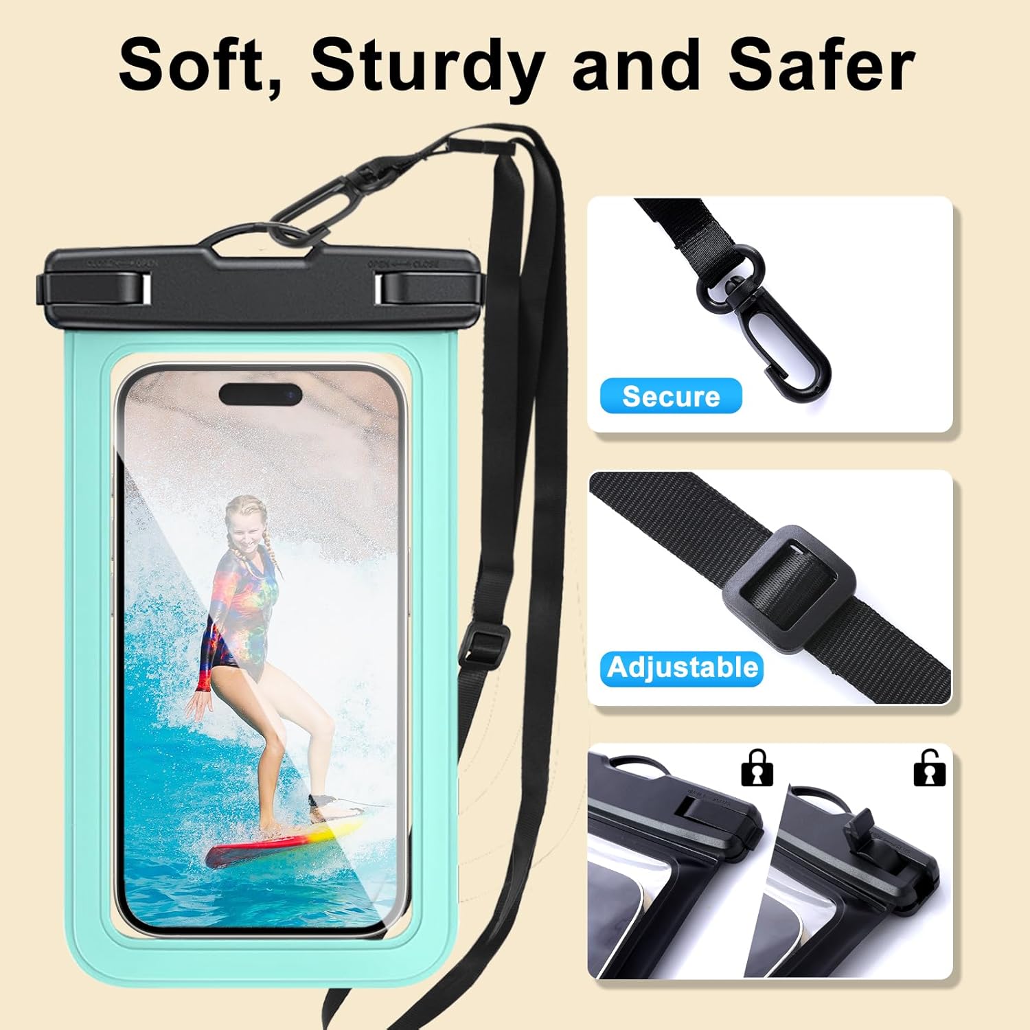 PVC Waterproof Phone Pouch wit - Phone Accessories Display recension och pris